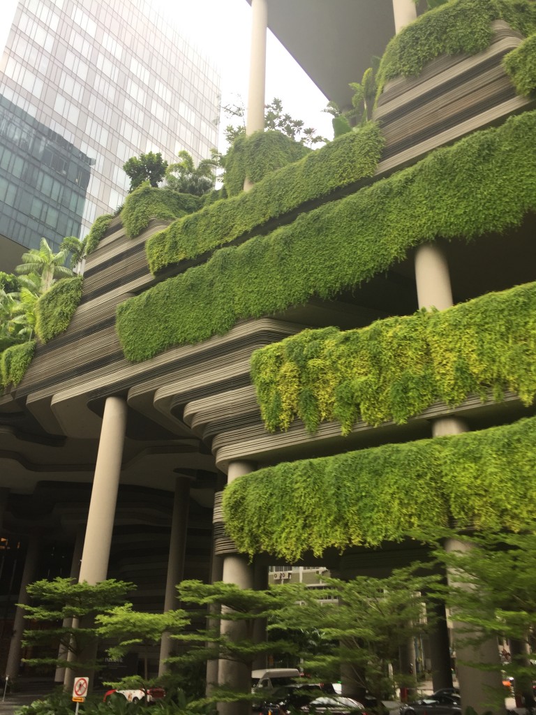 Greenery as part of architectural design, Singapore